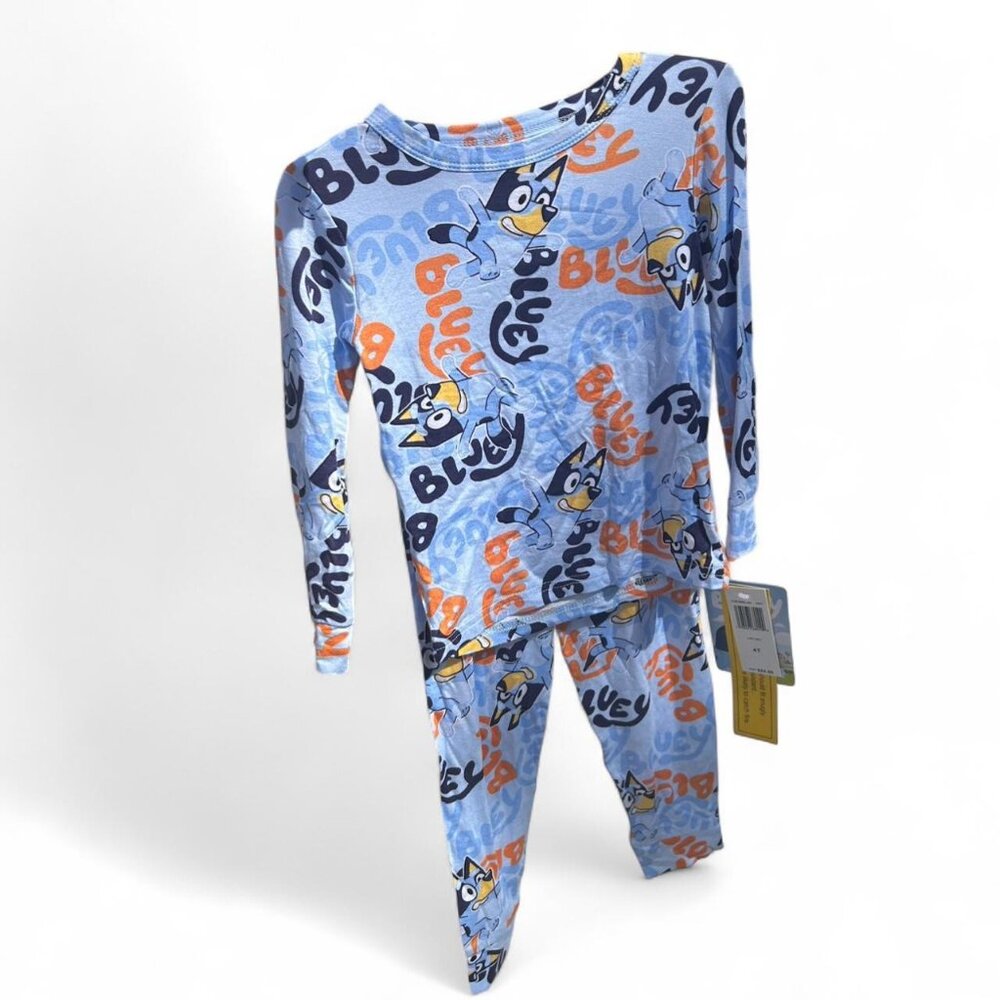 Bluey Pajama Sleep Set 4T | Kids Character PJs | Soft Loungewear